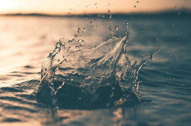 selective focus photography of water splash