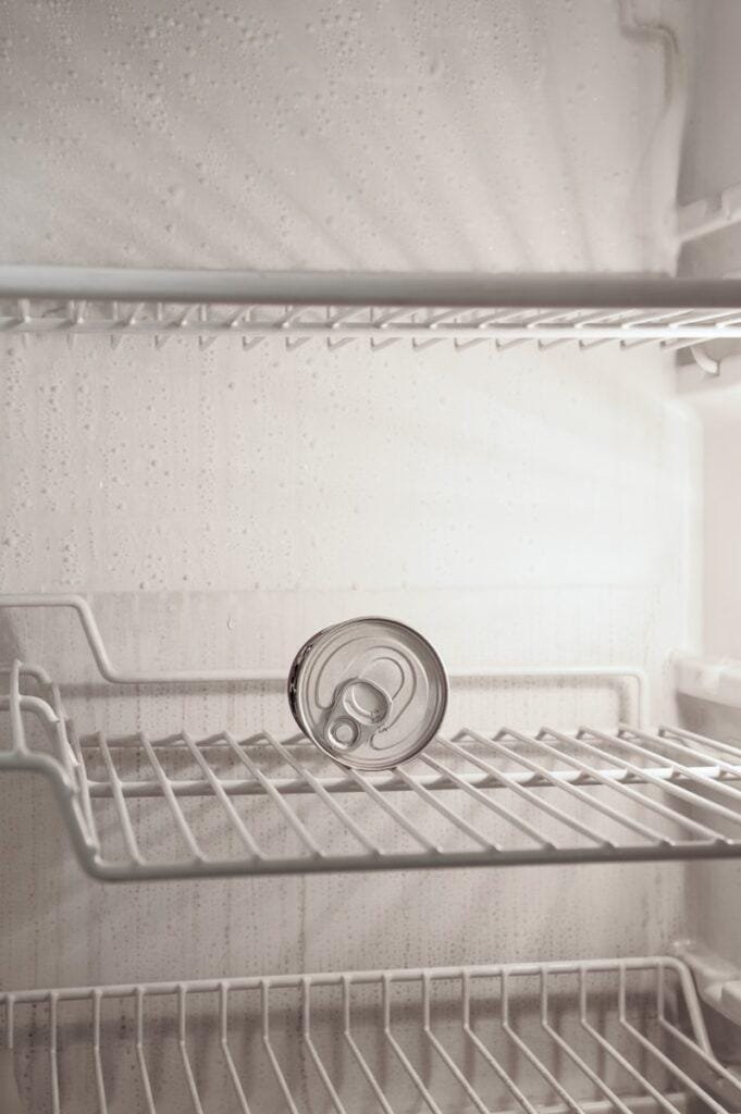 beverage can in refrigerator not cooling