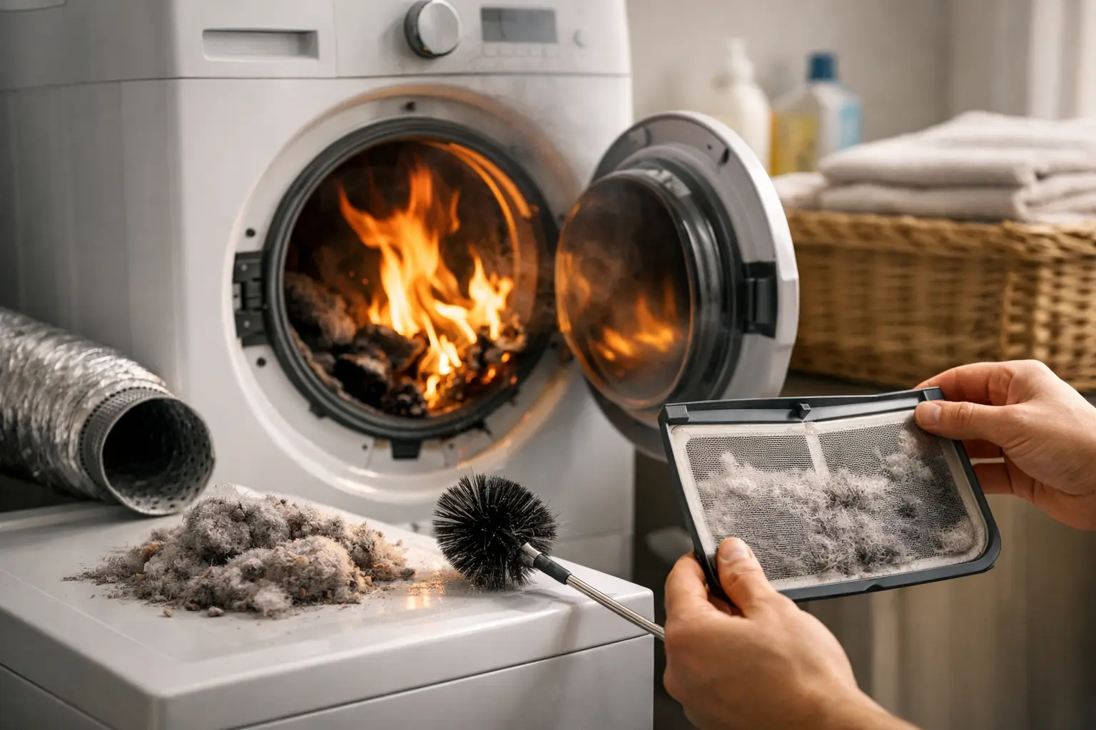 Best Ways to Reduce Dryer Fires in Your Home