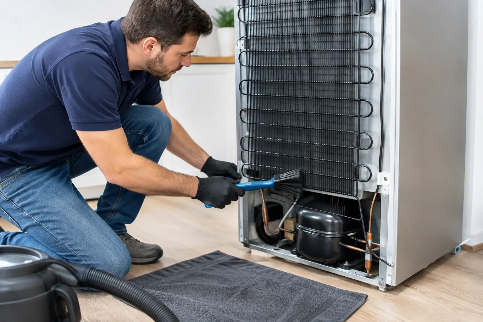 How to Clean Refrigerator Condenser Coils Safely