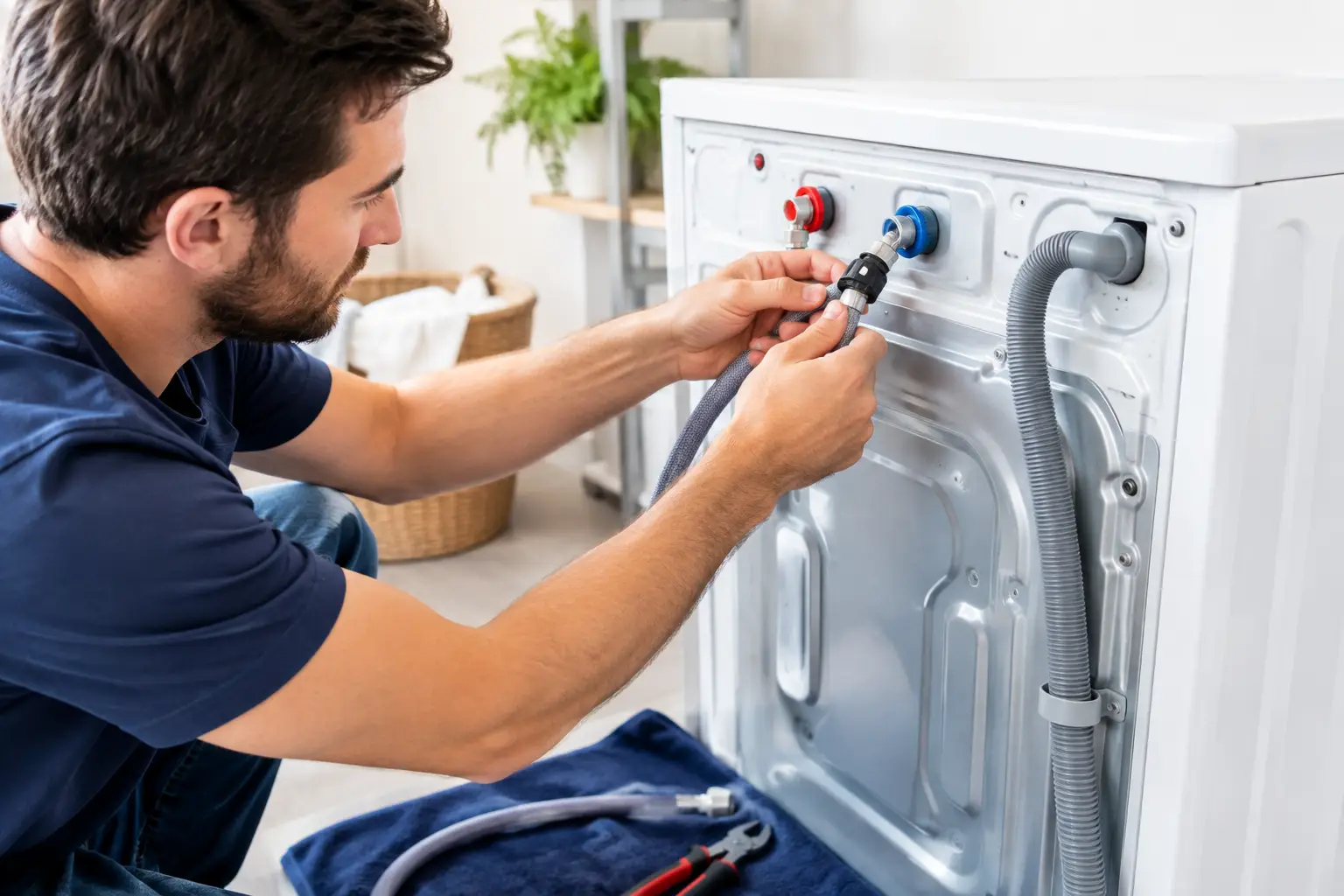 How to Replace Washer Hoses Without a Mess