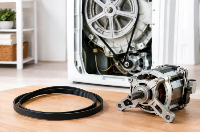 Washer Belt Versus Motor Failure: How to Tell