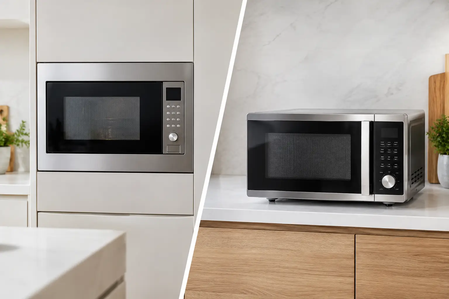 Built In Versus Countertop Microwave: Which Is Best?