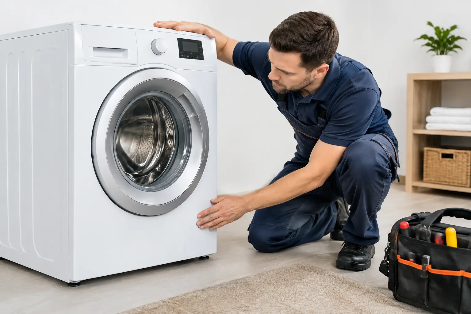 Washer Vibration Diagnosis for a Shaking Machine